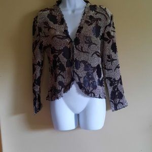 Semi Sheer lightweight crinckle shrug